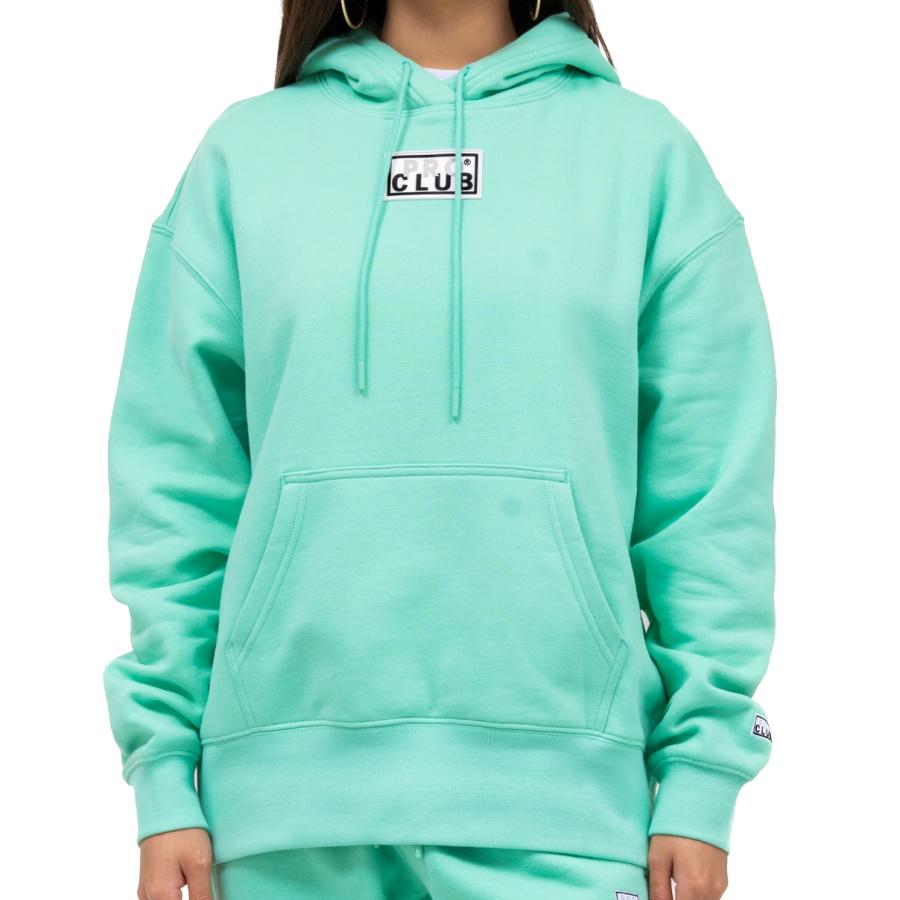 プロクラブ PRO CLUB HEAVY WEIGHT BOX LOGO HOODIE MINT / ミント ヘビーウェイト スウェット