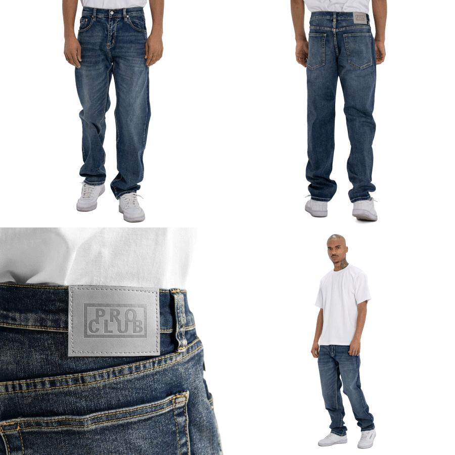 PRO CLUB（プロクラブ） PRO CLUB HEAVY WEIGHT RELAXED FIT DENIM PANTS / ヘビーウェイト ...