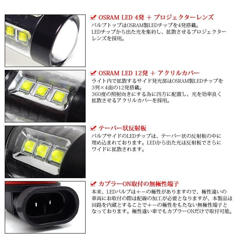 170系 前期/後期 シエンタ ハイブリッド含む LED ハイビーム HB3/9005 80W OSRAM プロジェクター拡散 6000K/ホワイト 2個/1セット｜possible｜05