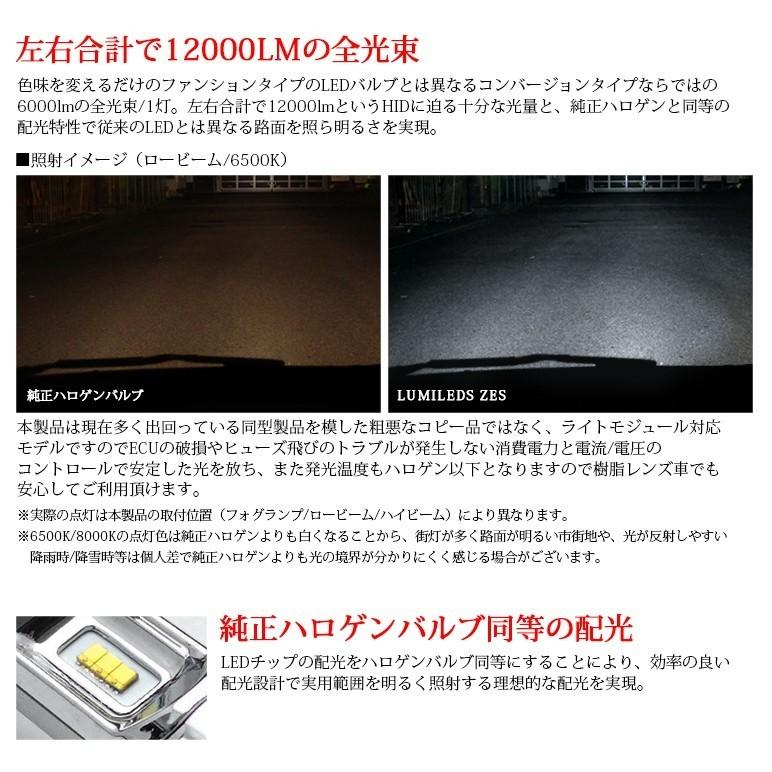 30系 前期/後期 セルシオ LED フォグランプ HB4 50W 12000ルーメン ZESデュアル発光 リフレクター拡散 ファンレス 3色切替 3000K/6500K/8000K 車検対応｜possible｜03