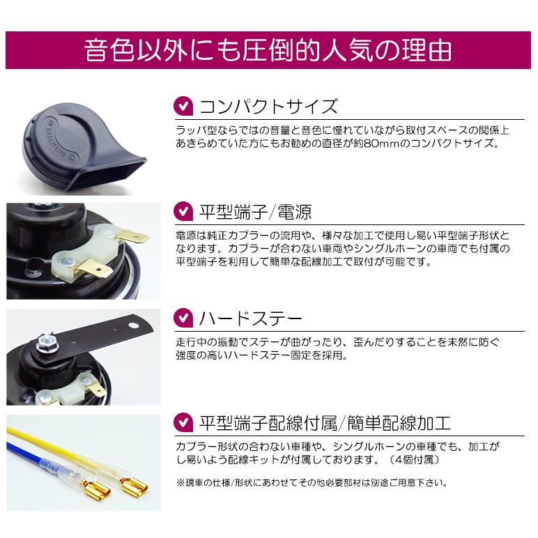 キャラッツホーン 薄型cz6000 三菱車系カプラ セット 本体1組 Jq N Skhc03