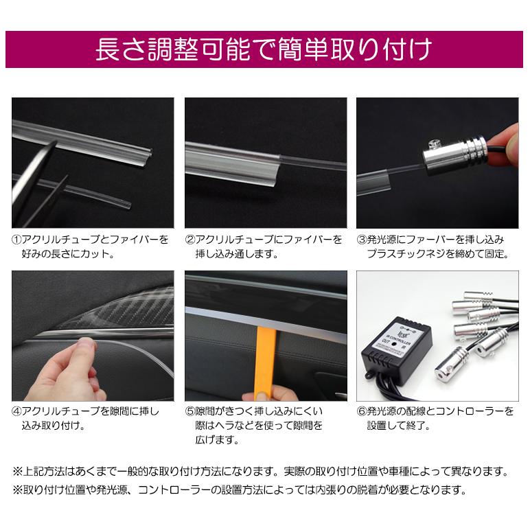 T33系 エクストレイル LED アンビエントライト 間接照明 ライン発光