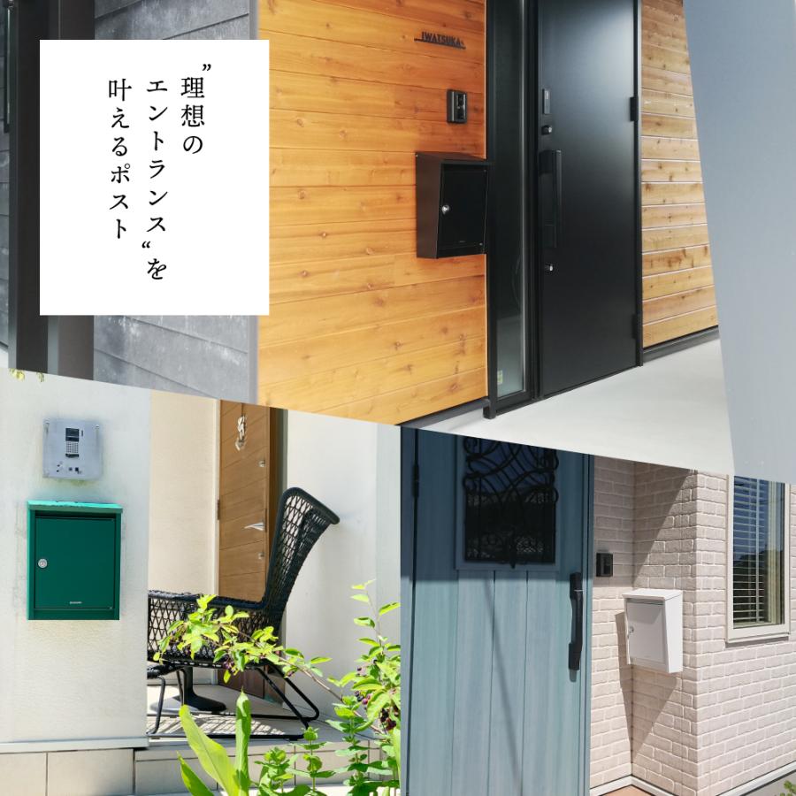 【brabantia ／ブラバンシア製】ポストB110  マットグリーン 楽天市場】ブラバンシア B110 / ドゥカユ D110 郵便ポスト 壁