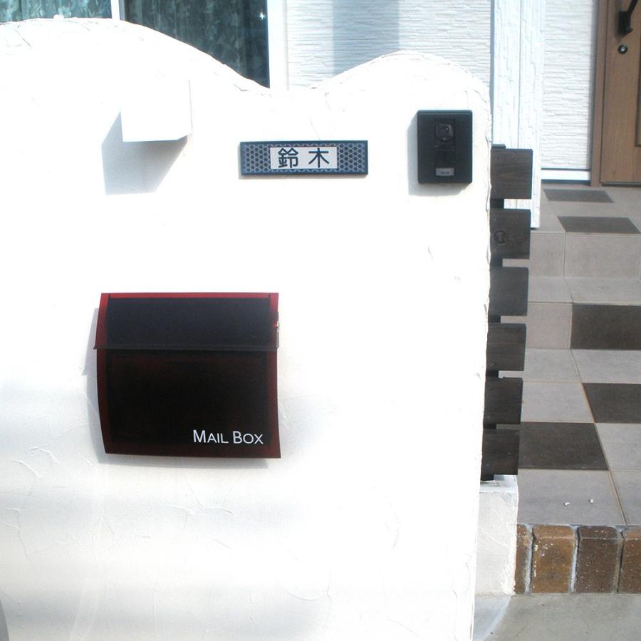ポスト 壁掛け おしゃれ 郵便ポスト 鍵付き 戸建て 防水 屋外用 アイコンカルヴァ Mb Icon A A A ポスト 表札 電話機のleon 通販 Yahoo ショッピング