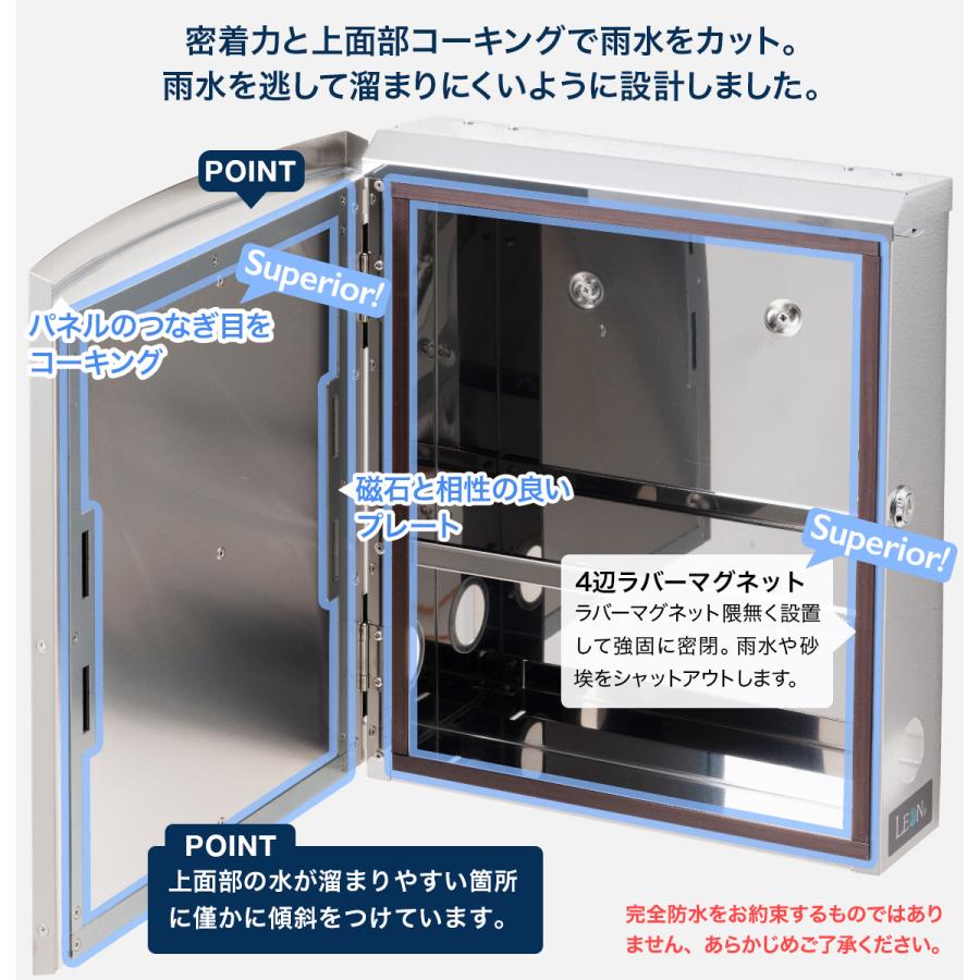 3年保証 郵便ポスト 人気ポストがリニューアル！ 壁掛け 大型 大容量