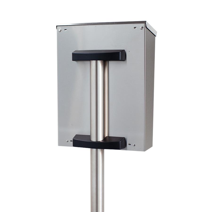 3年保証 ポスト ポール取り付け 郵便ポスト おしゃれ 北欧 ステンレス