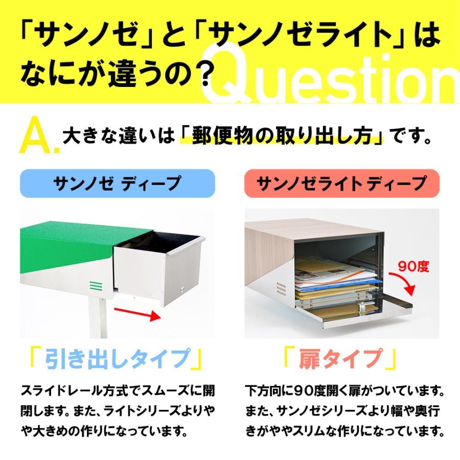 ポスト 郵便ポスト スタンド 自立 ポール おしゃれ 大型 防水 屋外用