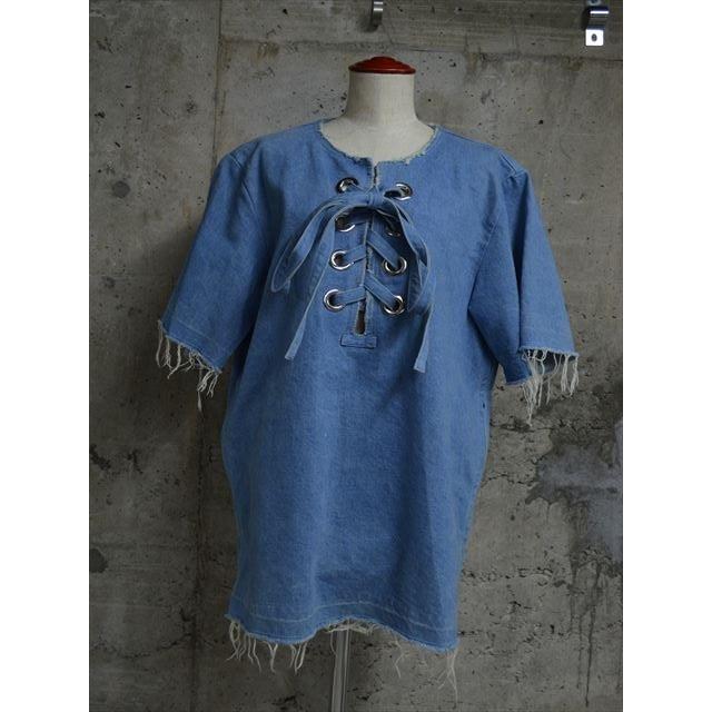 AMBUSH アンブッシュ AMBUSH デニム レースアップ ワンピース 2 C5736  