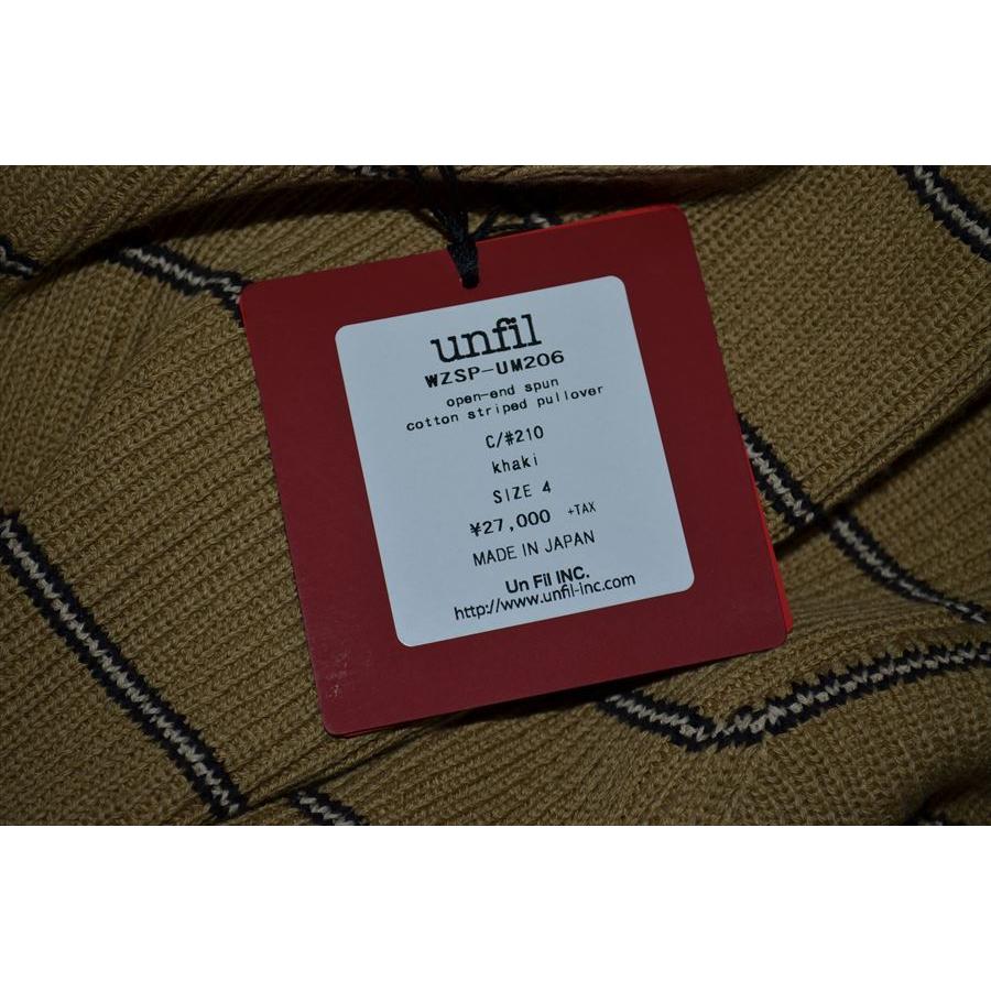 UNFIL アンフィル unfil コットン ニット セーター 4 WZSP-UM206