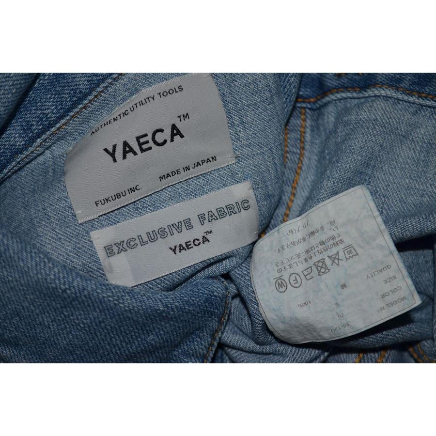 美品【秋物】YAECA ヤエカ デニムジャケット ブルゾン 1 YAECA／ヤエカ DENIM JACKET 4 POCKETS／デニムジャケット4