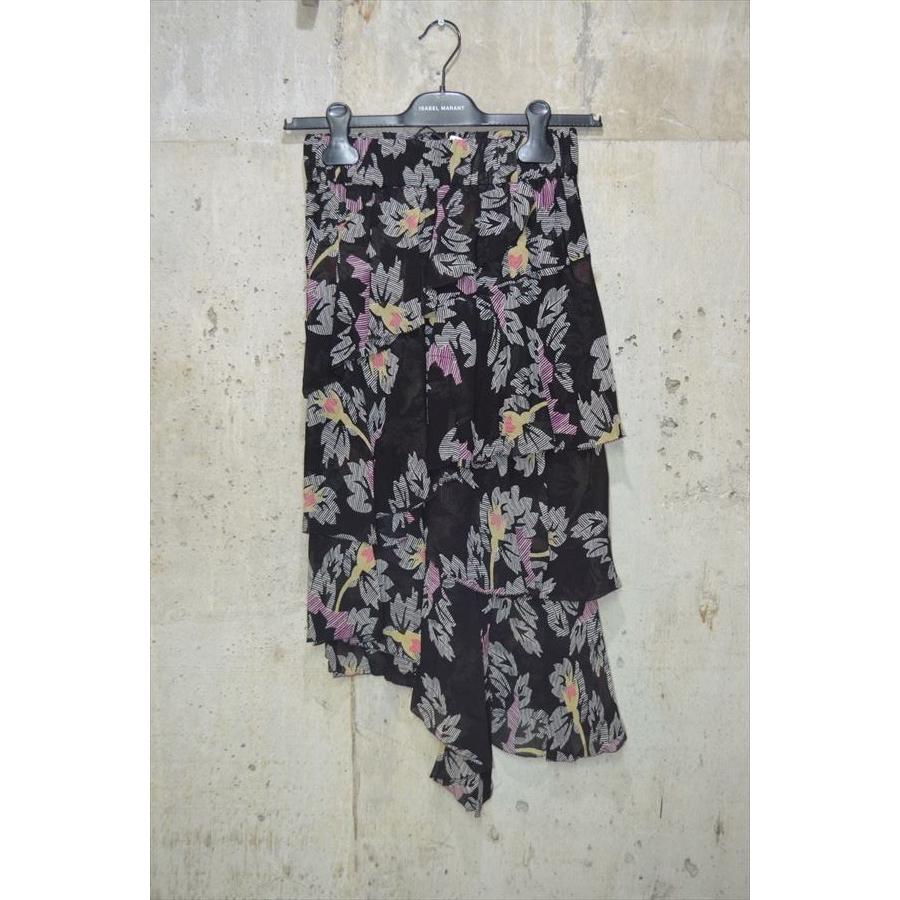 美品　ISABEL MARANT ETOILE フローラルティアードスカート ISABEL MARANT ETOILE イザベルマラン エトワール ISABELMARANT