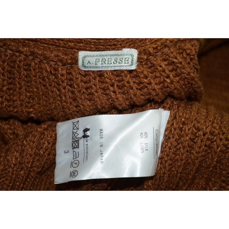A.PRESSE（アプレッセ） A.PRESSE Silk linen Cardigan ニット