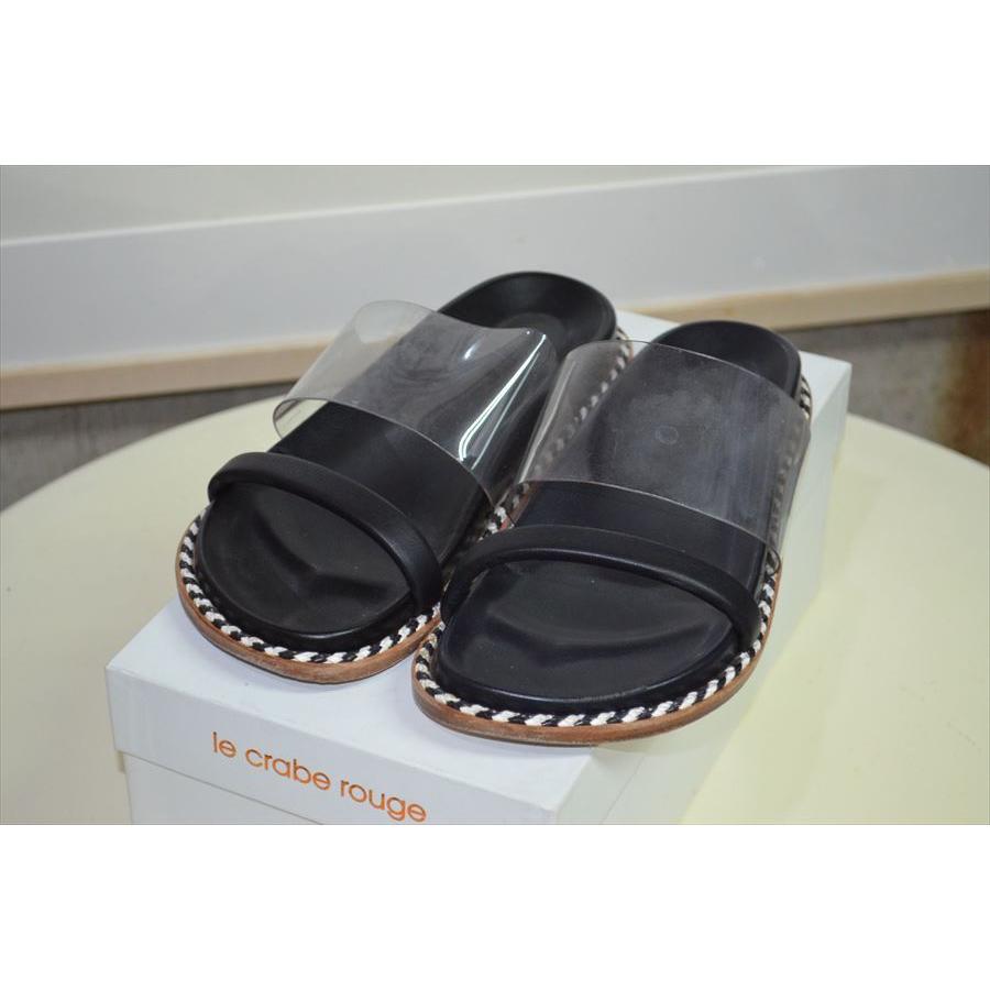 LE CRABE ROUGE ルクラベルージュ LE ROUGE クリア サンダル シューズ  