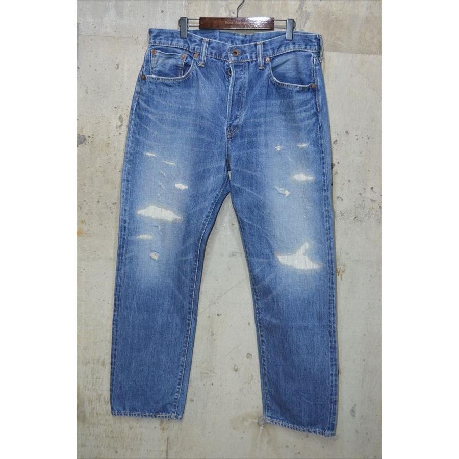 ブルーナボイン BRU NA BOINNE ダメージ加工 デニム パンツ 2 7305