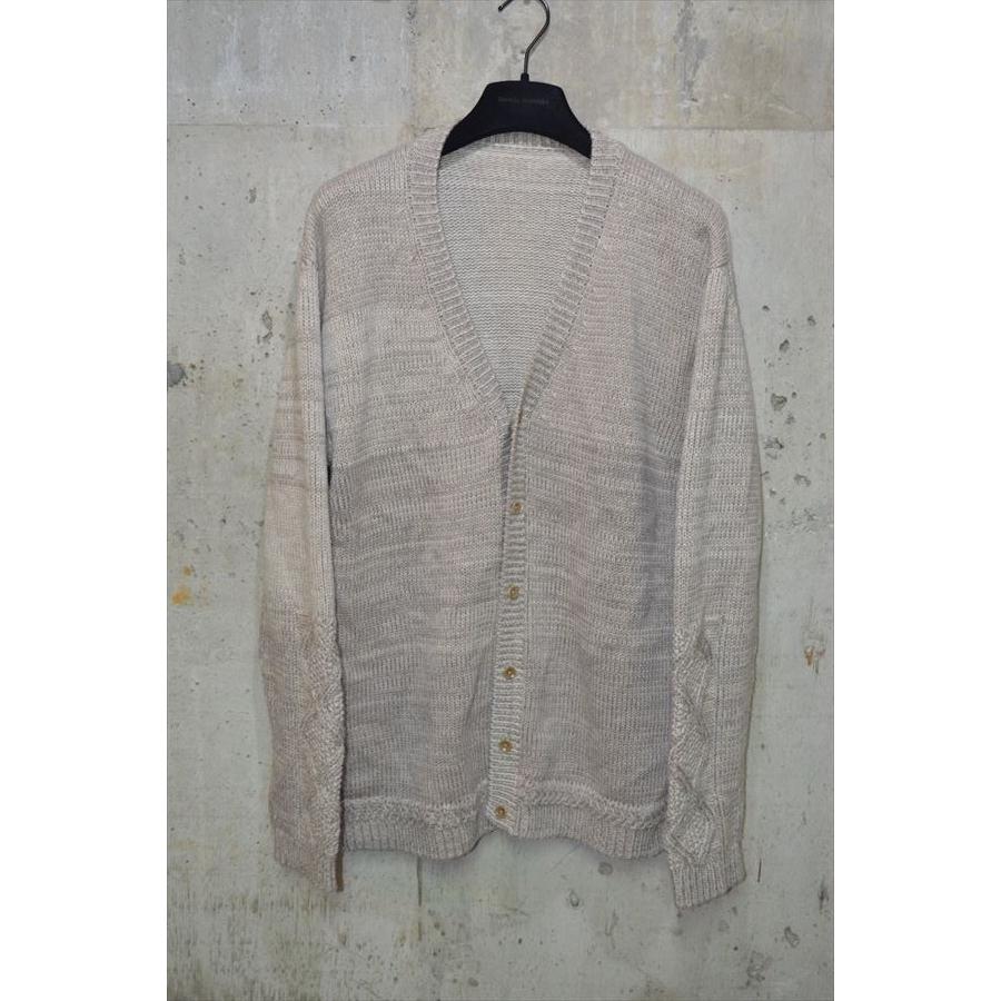BRU NA BOINNE（ブルーナボイン） ウール ニット カーディガン L D1687 
