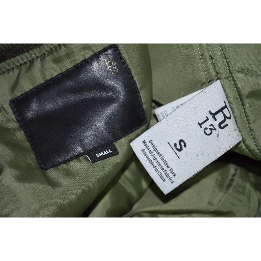 アールサーティーン R13 Oversized MA-1 Flight Jacket フライト