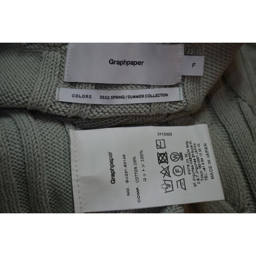 グラフペーパー　Graphpaper　ニット　ベスト　GU221-80146 D4409 |  | 04