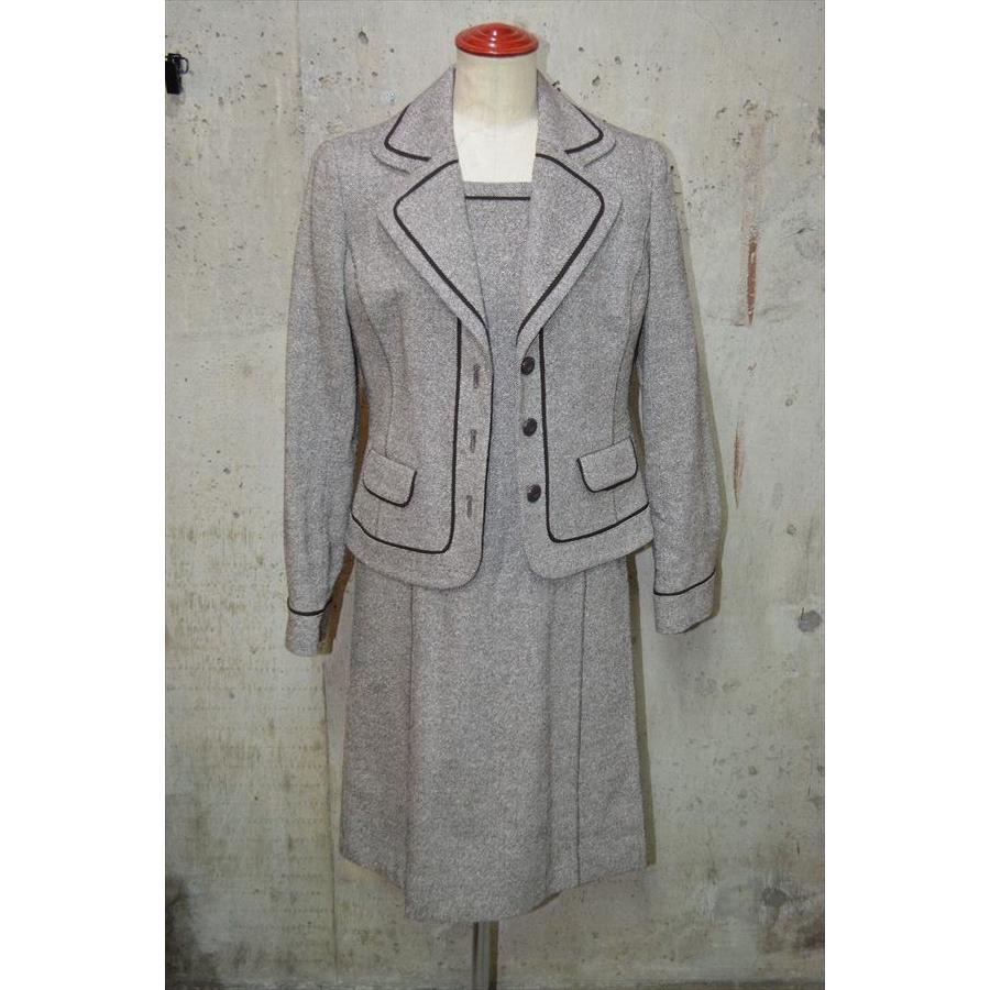 クレージュ courreges ジャケット ワンピース スーツ セットアップ 40  