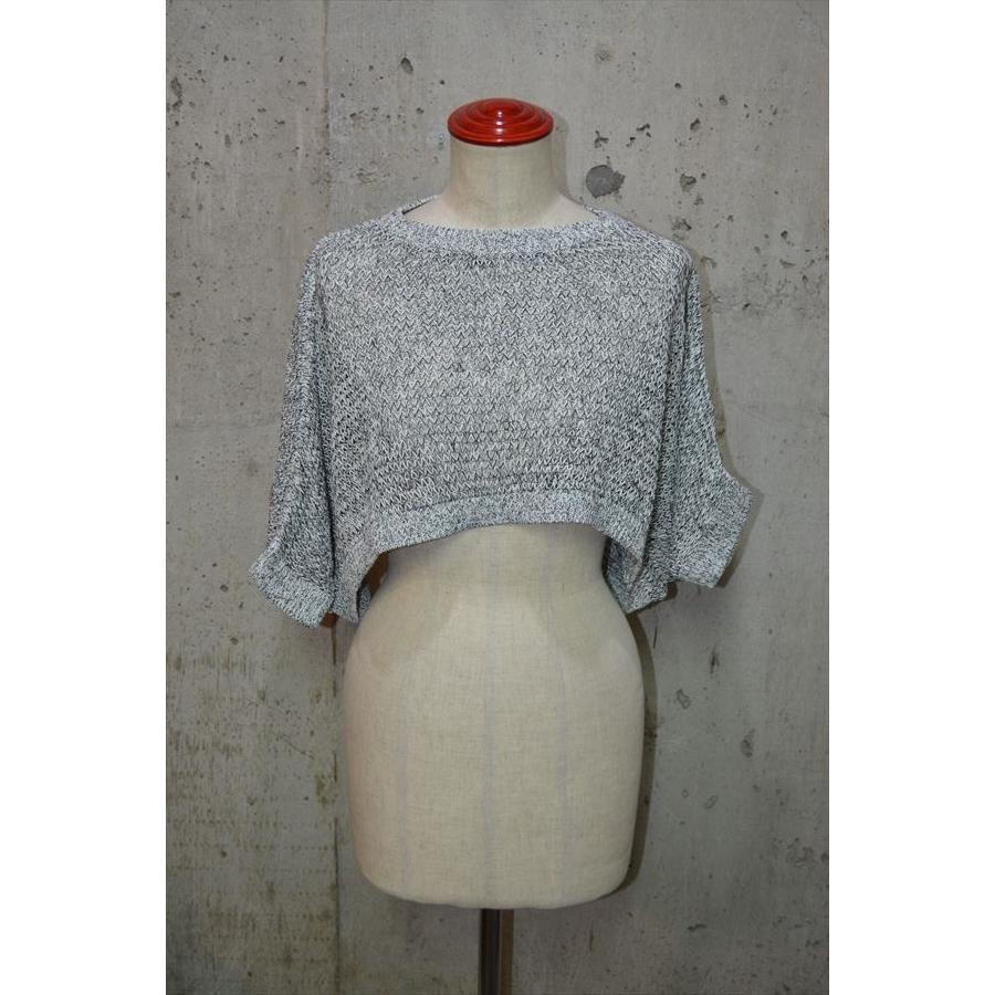 LE CIEL BLEU ルシェルブルー LE BLEU 半袖 ニットセーター 38  