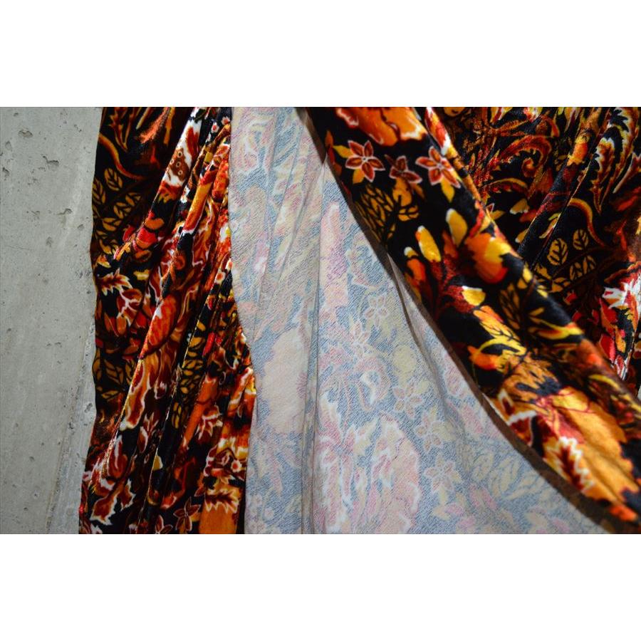 DRIES VAN NOTEN ドリスヴァンノッテン Dries Van Noten ベロア 花柄  