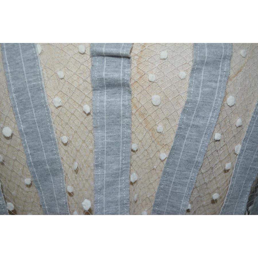 JULIEN DAVID レース 半袖 トップス ネイビー S