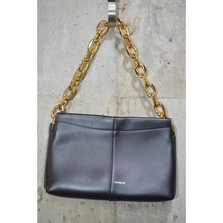 ワンドラー WANDLER ショルダー チェーン レザーバッグ 鞄 D6598