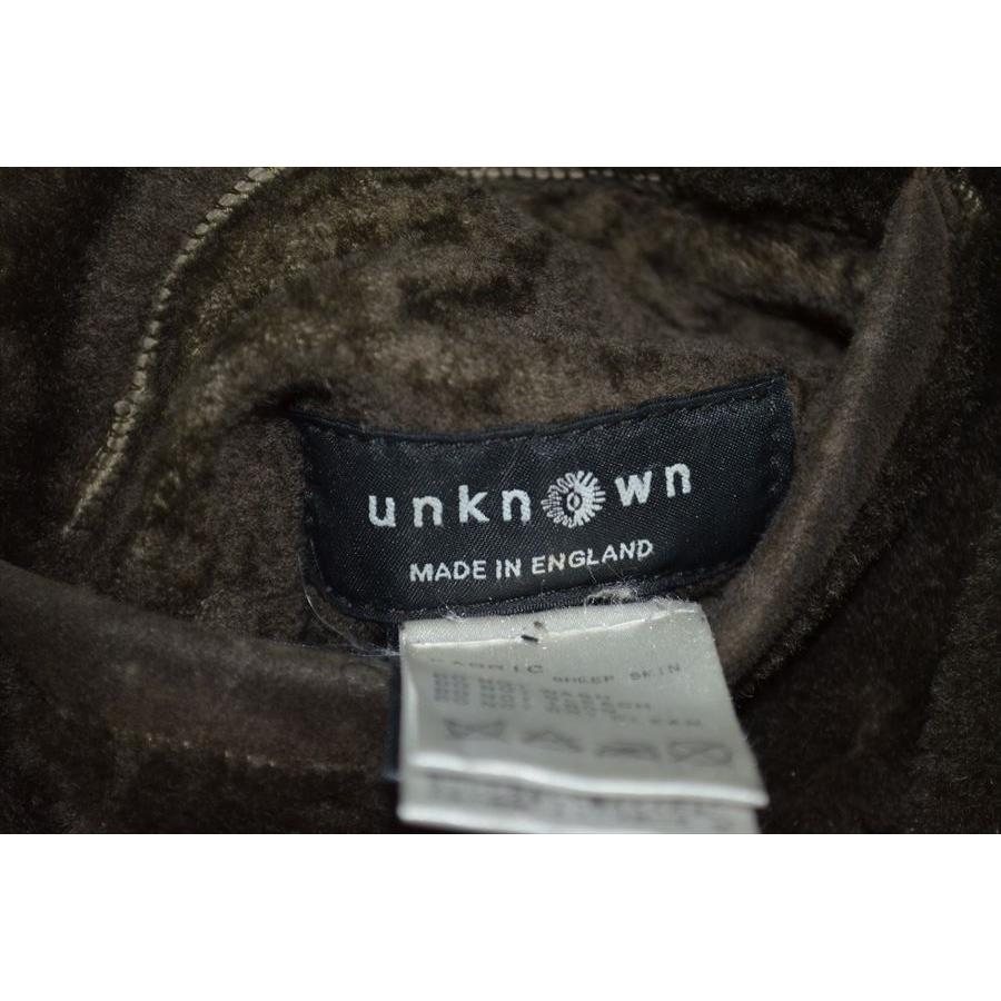 UNKNOWN. アンノウン UNKNOWN リバーシブル フード ムートン コート 8 