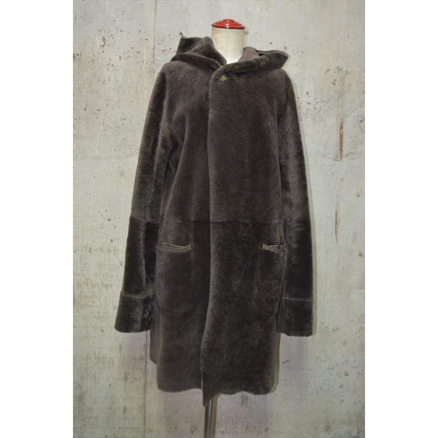 UNKNOWN. アンノウン UNKNOWN リバーシブル フード ムートン コート 8  