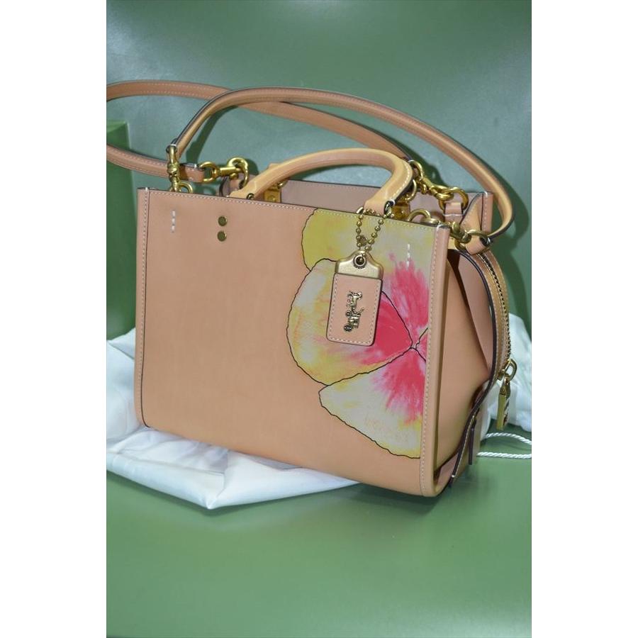 【希少】　コーチ　ローグ　2way 車　ハンドバッグ ショルダー　レザー COACH（コーチ） ハンドバッグ ショルダー 2WAY レザー ロゴ 黒