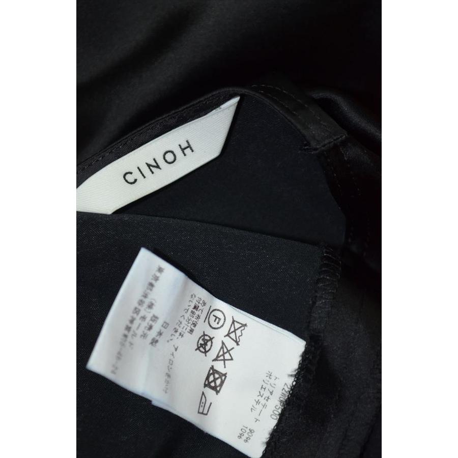 CINOH 黒 長袖 ミニワンピース サイズ38 【公式通販】