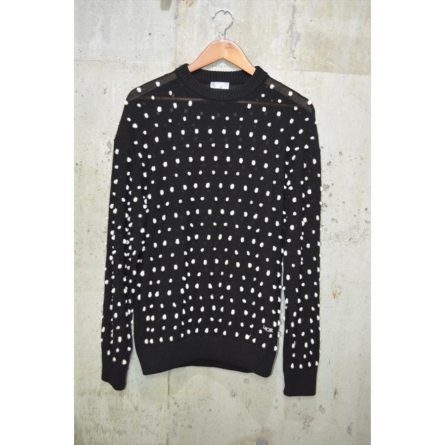 Dior HOMME ディオール オム DIOR HOMME ドット ニット セーター S 