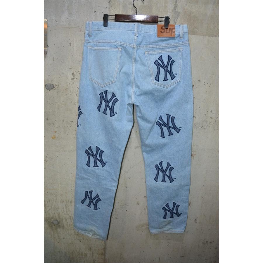 Supreme（シュプリーム） ニューヨークヤンキース NY デニム パンツ 32