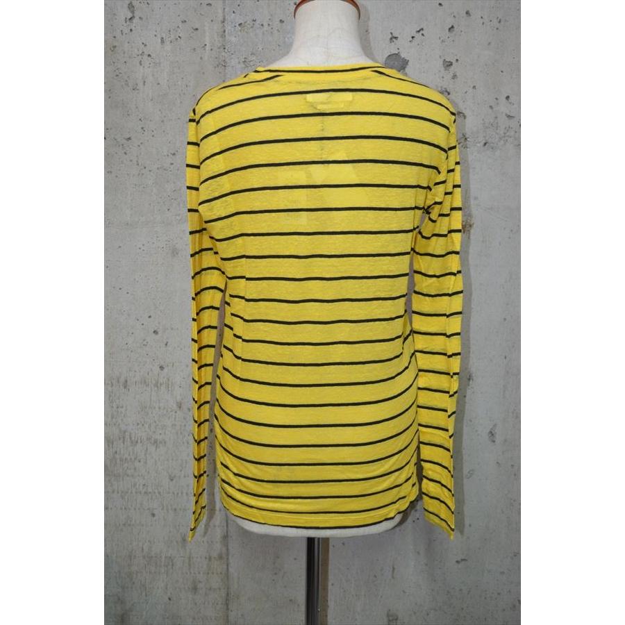 エトワール イザベルマラン ボーダー ニット 黄色 36