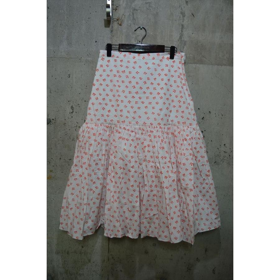 サラ・ランツィ Sara Lanzi ギャザー フレア スカート XS E0318 :E0318:Post-Antique - 通販