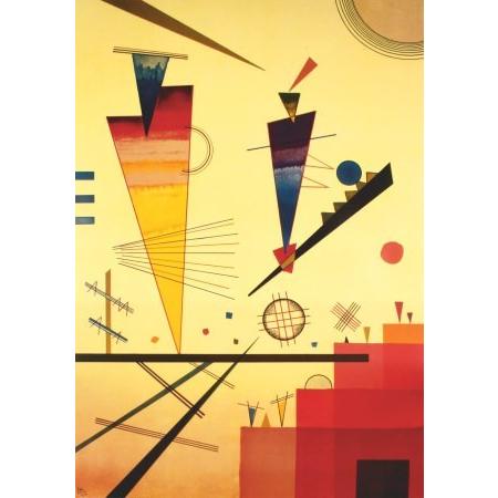 -ワシリー・カンディンスキー アートポスター- 陽気な構成 1926年  (70cm×100cm)　-余白無しタイプ- -おしゃれインテリアに-｜poster