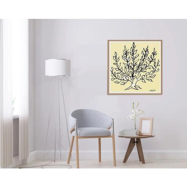 アートポスター 北欧 インテリア 植物 フレーム付き / アンリ