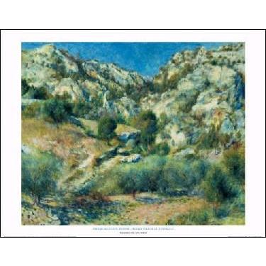 -アートポスター-エスタックの岩山(560×710mm) ルノアール -おしゃれインテリアに- | 