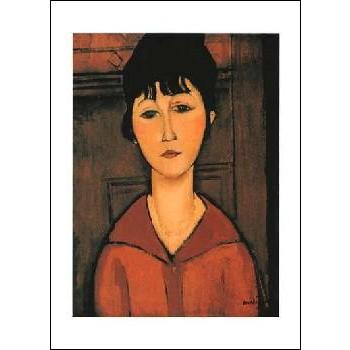 -アートポスター-若い娘の肖像(60cm×80cm) モディリアーニ -おしゃれインテリアに-｜poster