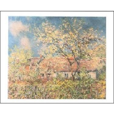 -モネ アートポスター- ジヴェルニーの春　1880年   (60cm×80cm) -おしゃれインテリアに- | 