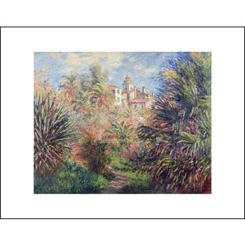 -モネ アートポスター-ボルディゲラの庭1884年(281×358mm) -おしゃれインテリアに- | 