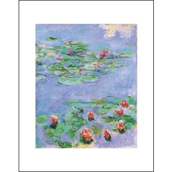 -モネ アートポスター-睡蓮1914-1917年(281×358mm) -おしゃれインテリアに- | 