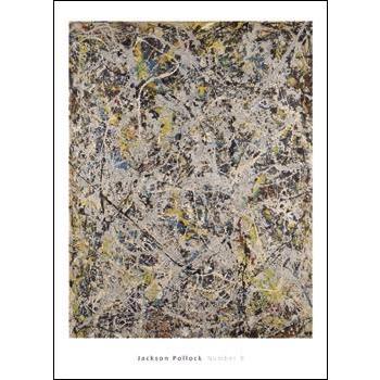 -ポロック アートポスター-Number 9,1949(661×915mm) -おしゃれインテリアに- | 