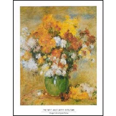 -アートポスター- 菊の花束 (60cm×80cm)　オーギュスト・ルノアール -おしゃれインテリアに- | 
