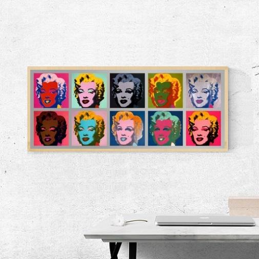 額装品/Ten Marilyns 1967（アンディ ウォーホル） Andy Warhol // Ten Marilyns, 1967 - Andy Warhol - Touch of