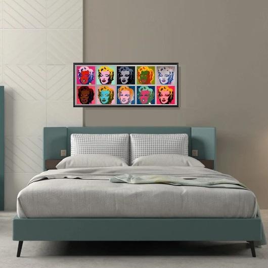 額装品/Ten Marilyns 1967（アンディ ウォーホル） Ten Marilyns 1967（アンディ ウォーホル） 額装品 アルミ製