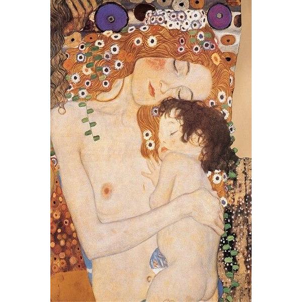 グスタフ・クリムト作品 Mother and Child 人生の三段階 ディテール