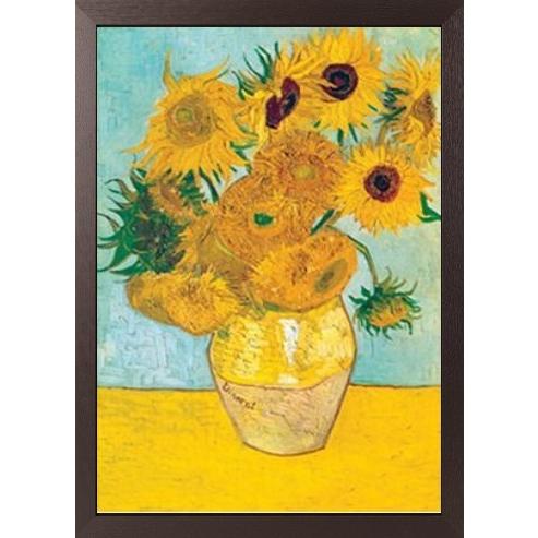 フィンセント・ファン・ゴッホ ひまわり ポスター 木製アート