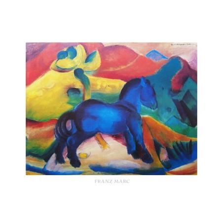 フランツ マルク作品 小さな青い馬 アートプリント アートフレーム付 Artprint Eco ポスターアート通販の檜屋 通販 Yahoo ショッピング