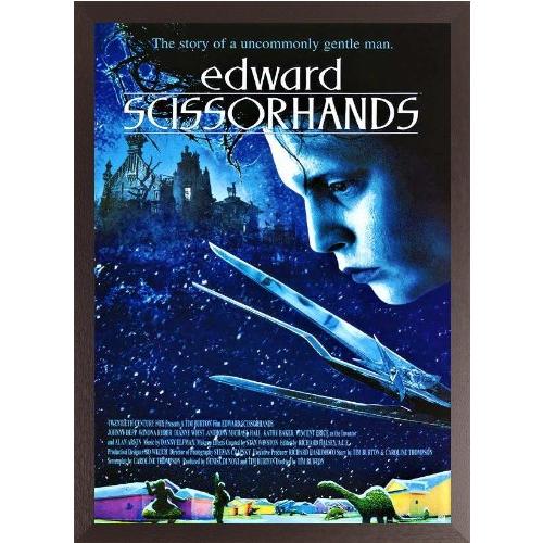 シザーハンズ ジョニー・デップ主演 映画ポスター 木製アートフレーム付 91.5×61cm MOVIE41427newポスターアート通販の檜屋 通販 Yahoo!ショッピング