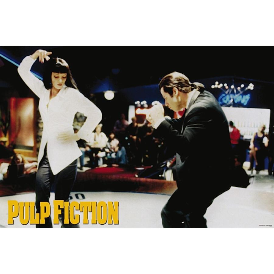 PULP FICTION 映画ポスター パルプ・フィクション Dancing 軽量アルミ